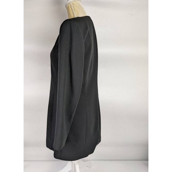 Brooks Brothers Classic Long Blazer Size 8 Black Suit Jacket Vintage Career - Picture 4 of 10